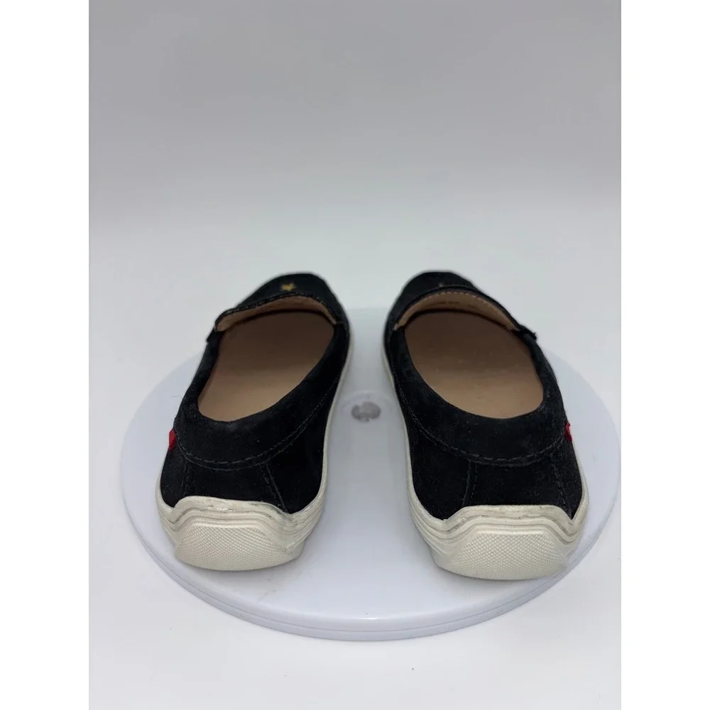 MARC JOSEPH New York Kids Suede Loafer Shoe‎ Black Star Leather 12 Toddler - Picture 5 of 8